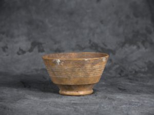 Yellow Ware Mixing Bowl, c. 1840s, Yellow-colored clay